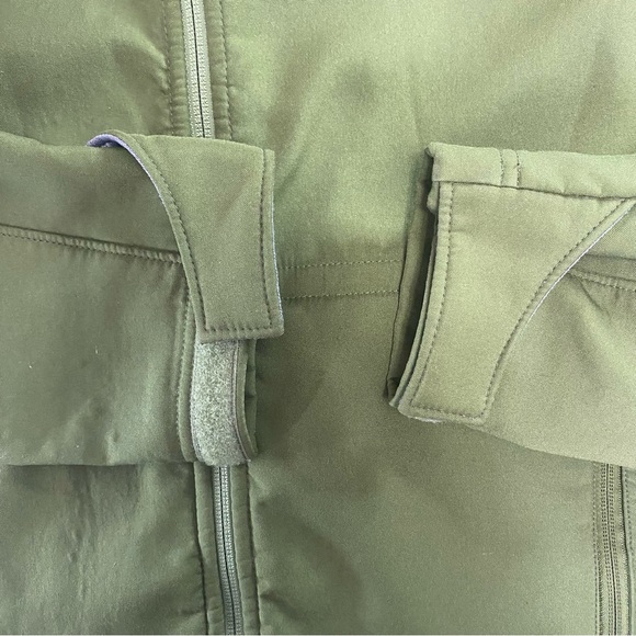 Outer Boundary Medium Green Outerwear Full Zip Fleece Athletic Jacket Womens - Picture 5 of 10